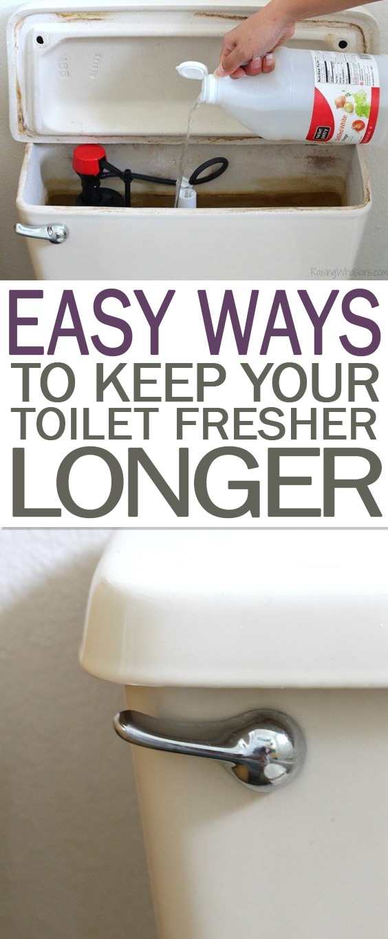 Easy Ways to Keep Your Toilet Fresher Longer | 101 Days of Organization