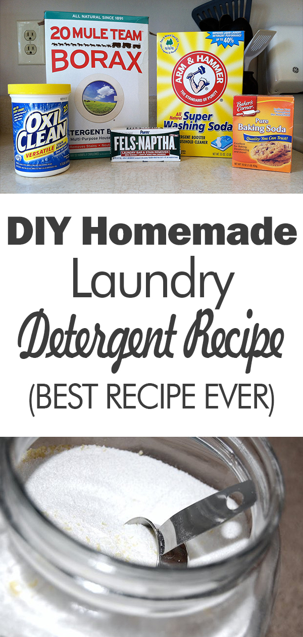 DIY Homemade Laundry Detergent {Best Recipe Ever!} | 101 Days Of ...