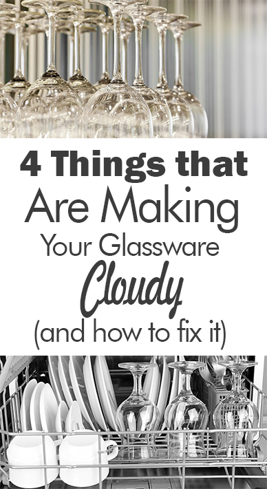 4 Things that Are Making Your Glassware Cloudy (and how to fix it)