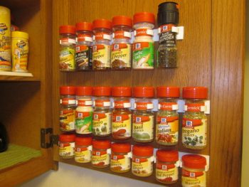 spice rack | spice | diy | organize | pantry | cabinet | spices | spices organization | spices storage