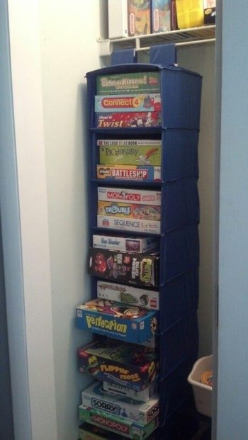 Board game organization, organization, board games, popular pin, organization, DIY organization, home organization. 