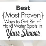 Shower, shower cleaning hacks, popular pin, soap scum, getting rid of soap scum, cleaning tips and tricks.