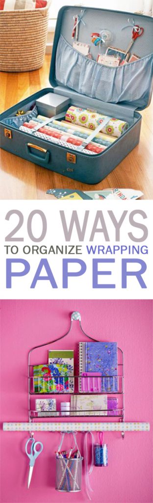 Wrapping paper organization, wrapping paper storage, popular pin, craft room organization, craft room storage hacks, DIY wrapping paper storage, DIY storage ideas