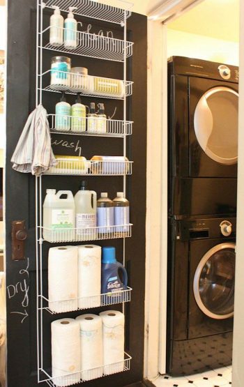 10 DIYs for an Organized Laundry Room10