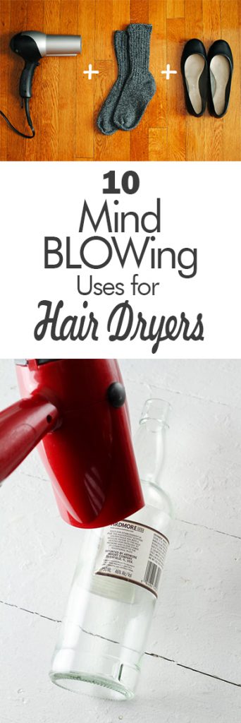 Uses for Hair Dryers, Hair Dryer USes, Things to Do With Hair Dryers, Life Hacks, Beauty Hacks, Home Hacks, Popular, Life Tips