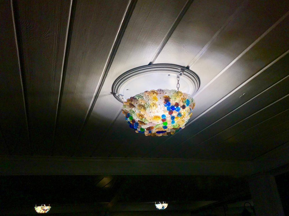 Water Bottle Chandelier