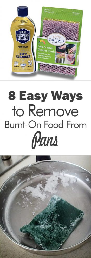 How to Clean Pots and Pans, How to Clean Burnt On Food, How to Clean Burnt On Food from Pans, Easy Ways to Clean Pans, Cleaning Tips and Tricks, Cleaning Hacks, Cleaning Food, Popular Pin