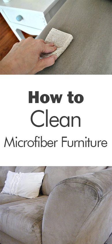 How to Clean Microfiber Furniture | 101 Days of Organization