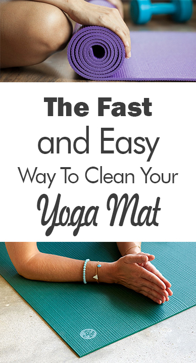 The Fast and Easy Way to Clean Your Yoga Mat | 101 Days of Organization