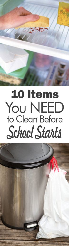 10 Items You NEED to Clean Before School Starts| Cleaning, CLeaning Tips and Tricks, Items to Clean for Back to School, Home Cleaning, Home Cleaning Tips and Tricks, Cleaning Hacks, Popular Pin 