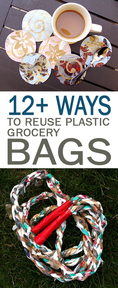 12+ Ways to Reuse Plastic Grocery Bags | 101 Days of Organization