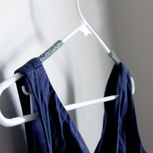 DIY No-Slip Hangers  101 Days of Organization