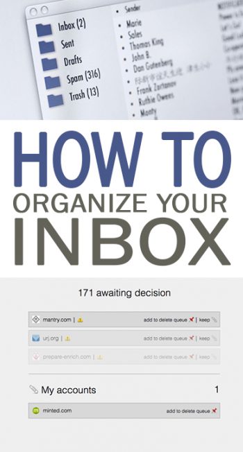 How to Organize Your Inbox| Organize Your Inbox, How to Organize Your Inbox, Organization, Organization Tips and Tricks, Declutter Your Inbox, How to Organize and Declutter Your Inbox, Popular Pin 