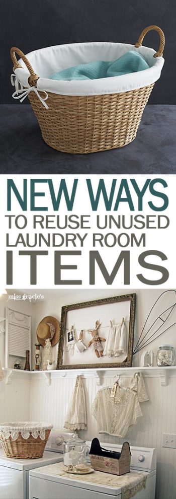 New Ways to Reuse Unused Laundry Room Items