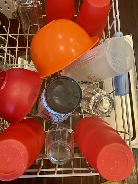 Overloading a dishwasher is a cleaning mistake