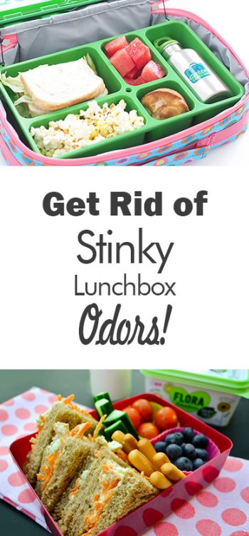 Quick and easy ways to get rid of stinky lunchbox odors| Lunch Boxes, Lunch Box Tips and Tricks, How to Clean A Lunch Box, Cleaning Lunchboxes, Cleaning, Cleaning Tips, School Lunches, School Lunch Tips and Tricks #LunchboxOdors #Cleaning #CleaningTipsandTricks #SmellHacks