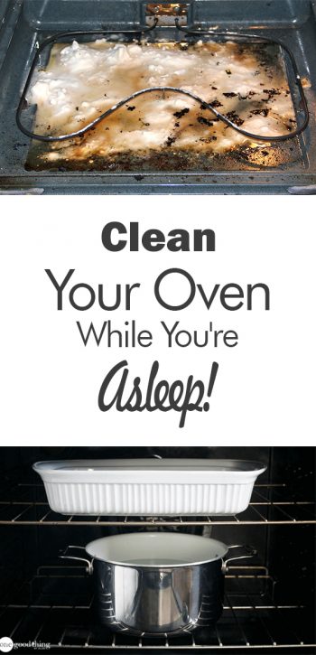 Clean Your Oven While You're Asleep! - 101 Days of Organization| Cleaning, Cleaning Hacks, DIY cCleaning, Clean Your Oven, How to Clean Your Oven, Kitchen Cleaning, Kitchen Cleaning Tips and Tricks, Popular Pin #KitchenCleaning #CleanYourOven