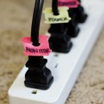 How to Keep Your Cords Under Control - 101 Days of Organization| Cord Clutter, How to Keep Your Cords Under Control, Home Organization, Home Organization TIps and Tricks, Clutter Free, Unclutter Your Home, Popular Pin #HomeOrganization #CordClutter