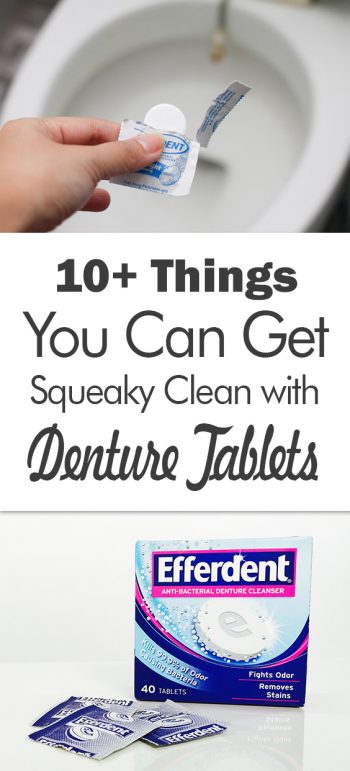 10+ Things You Can Get Squeaky Clean with Denture Tablets - 101 Days of Organization| Cleaning Hacks, Cleaning, Cleaning Tips, Clean house, Clean Home, Denture Tablet Uses, Denture Tablet Cleaning Toilets, Denture Tabs for Cleaning, Denture Tablets for Cleaning 