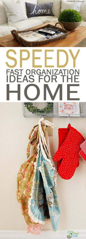 Speedy Fast Organization Ideas for the Home - 101 Days of Organization| Organization Ideas, Organization, Organization Ideas for the Home, Organization DIY, Organization Hacks, Organization Hacks for the Home,  Organize Home, Organize 