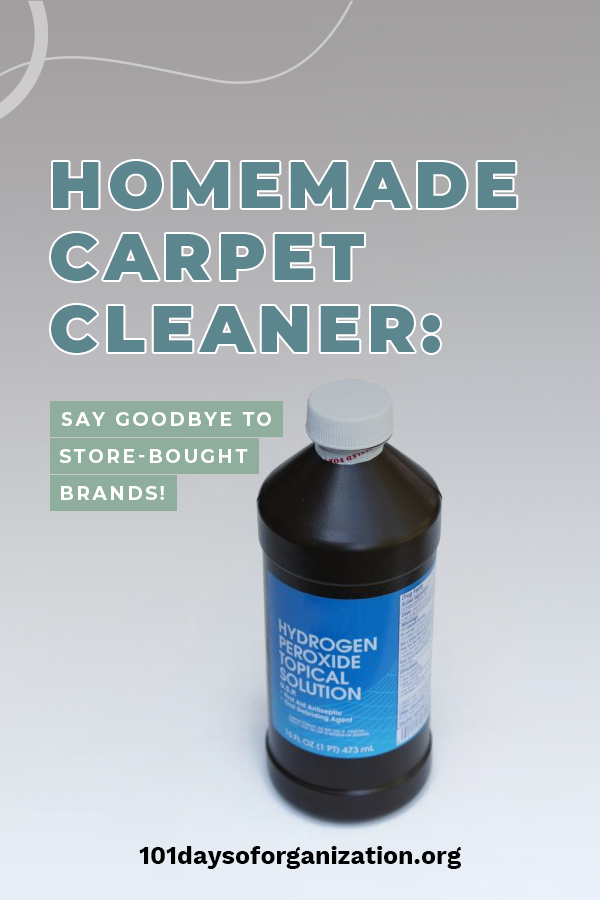 Homemade Carpet Cleaner Say Goodbye to StoreBought Brands! 101 Days
