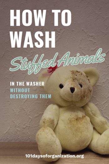 can i wash a stuffed animal in the washer