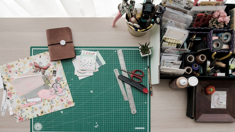 Sewing room organization 