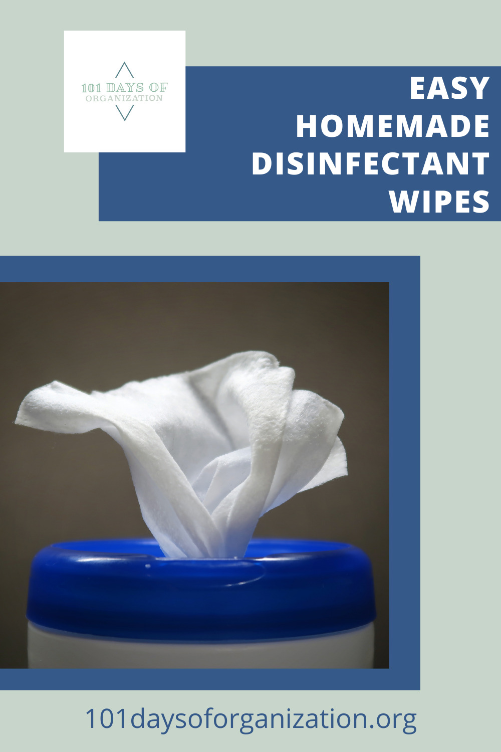 101daysoforganization.org is all about living a clean, clutter-free life! Find the best solutions for making your life less chaotic. One of the best ways to live a clean life is by cleansing the energy around you! Try making these easy DIY disinfectant wipes to cleanse your space today!