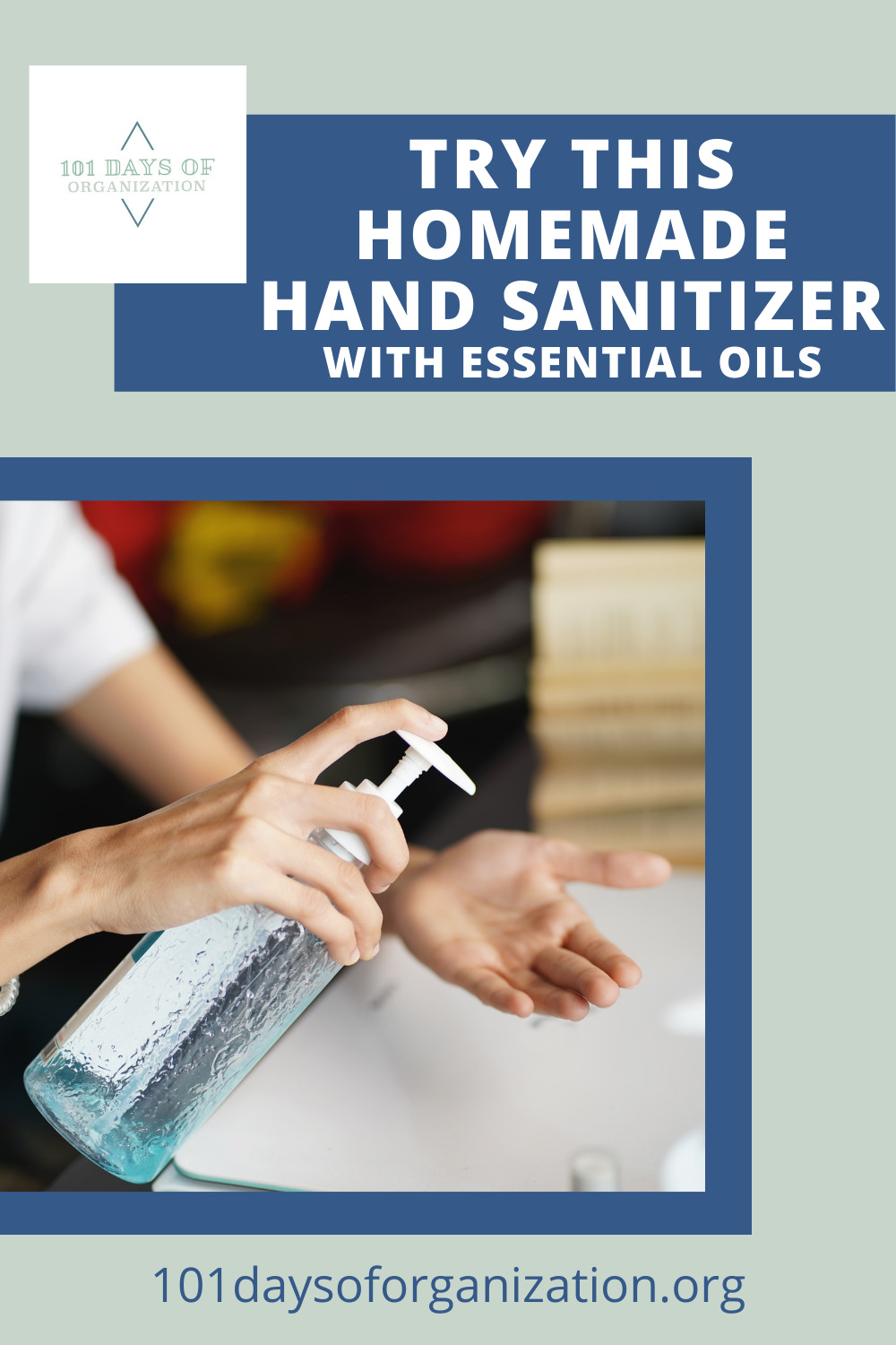 Homemade Hand Sanitizer With Essential Oils