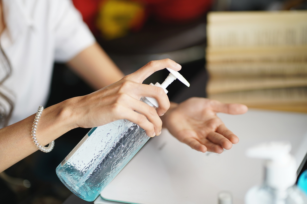 Homemade Hand Sanitizer With Essential Oils